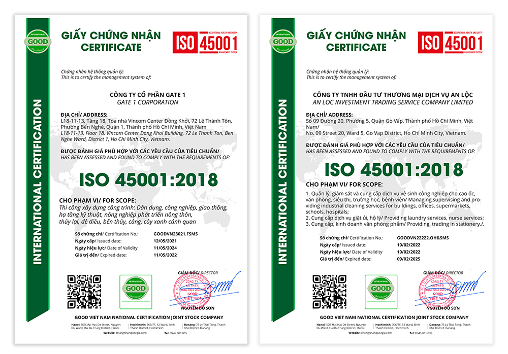 gioi thieu iso 45001 Chứng nhận ISO 45001 Goodvietnam