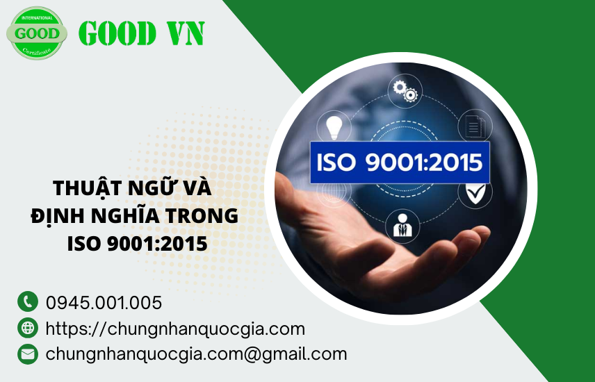 Thuật ngữ và định nghĩa trong iso 9001