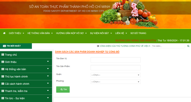 website so an toan thuc pham ho chi minh website so an toan thuc pham ho chi minh