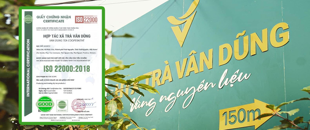 goodvn cấp iso 22000 cho htx trà vân dũng goodvn cấp iso 22000 cho htx trà vân dũng