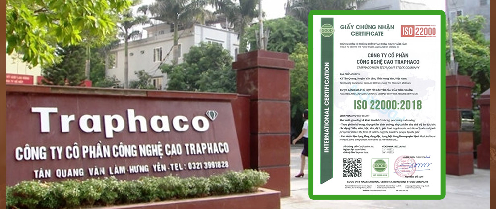 goodvn cấp iso 22000 cho traphaco goodvn cấp iso 22000 cho traphaco